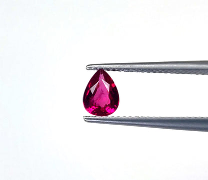 Natural Ruby Mozambique Pear 1.10 carat