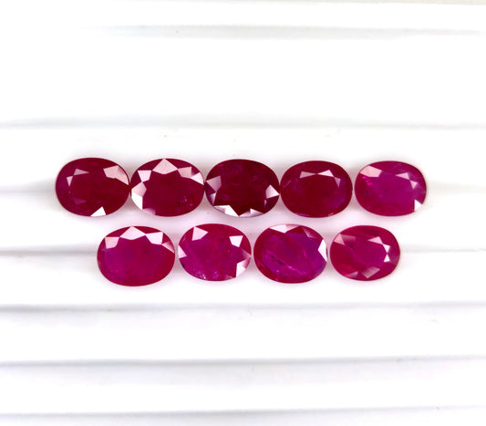 Natural Ruby Mozambique Oval 9x7 MM