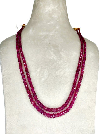 Natural Ruby  Bangkok Round Beads 170.43 Carat