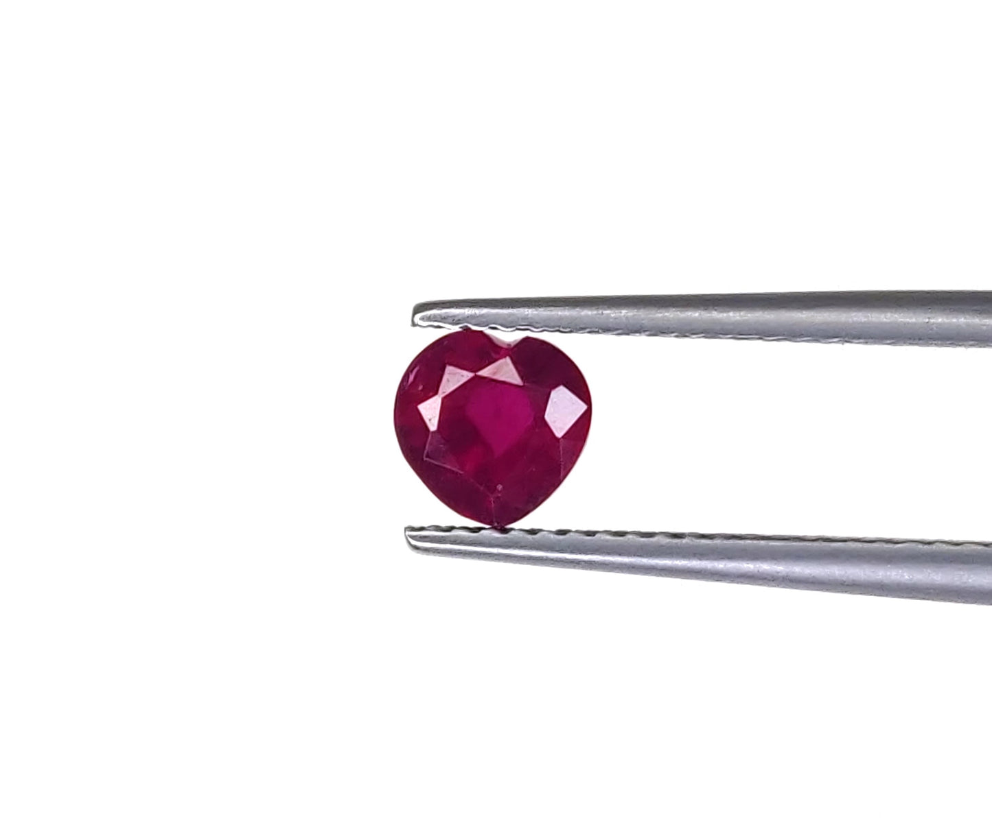 Natural Ruby Bangkok Heart 6 MM