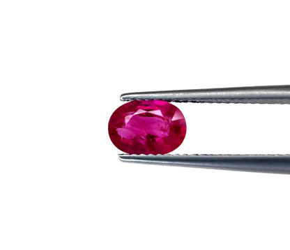 Natural Ruby Mozambique Oval 8x6 MM