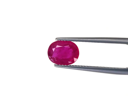 Natural Ruby Mozambique Oval / Pear 9x7 MM