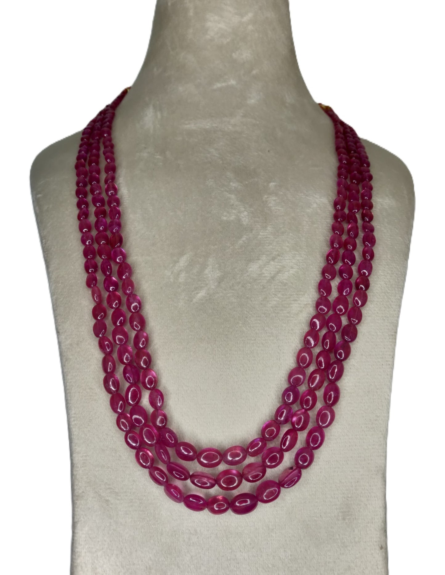 Natural Ruby Bangkok Oval Beads 336.20 Carat