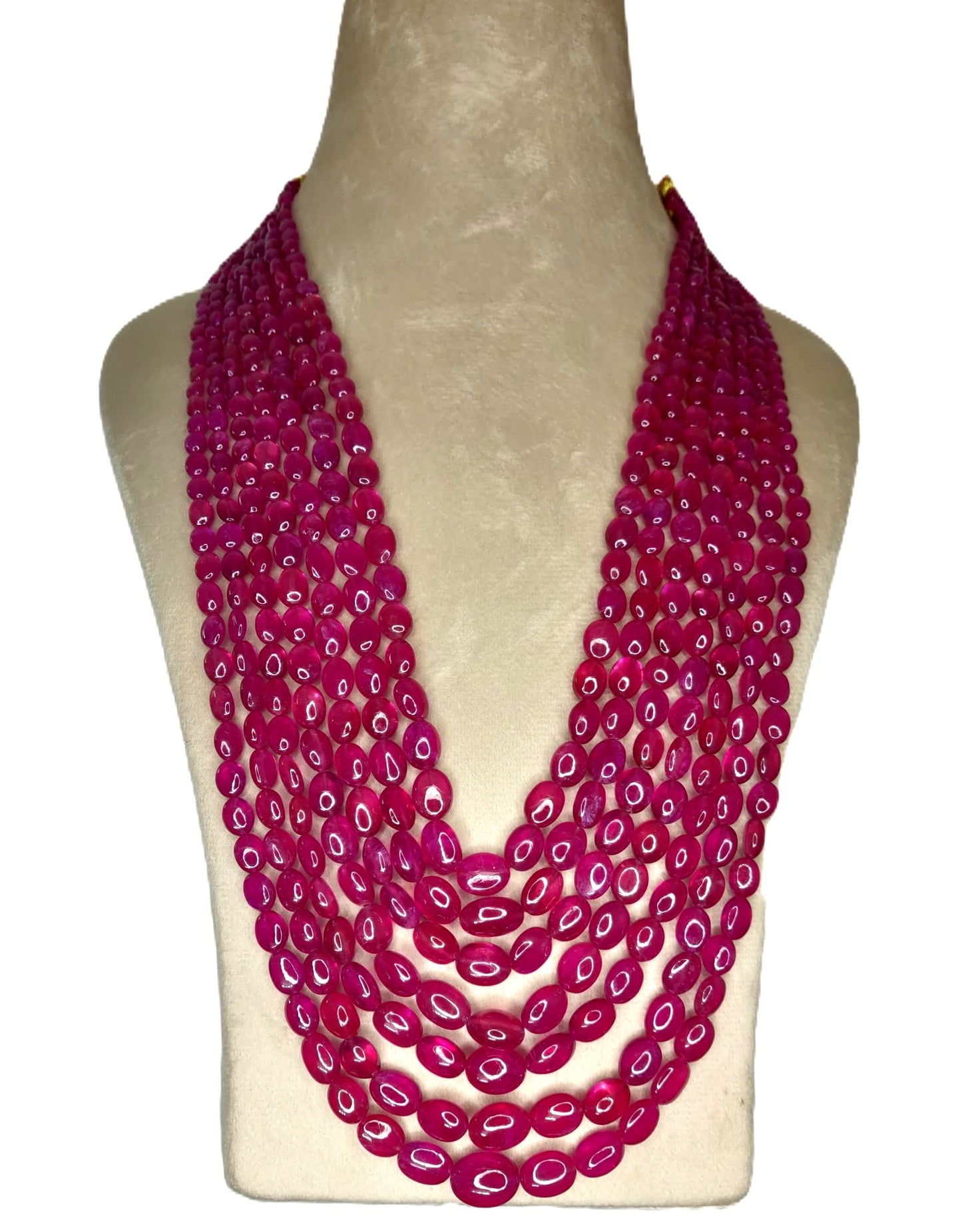 Natural Ruby Bangkok Oval Beads 1,150.88 Carat