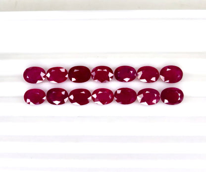 Natural Ruby Mozambique Oval 8x6 MM