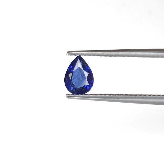 Natural Blue Sapphire Sri Lanka (Ceylon) Pear 0.90 carat