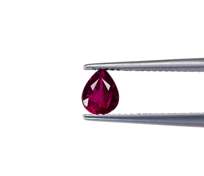 Natural Ruby Mozambique Pear 1.15 carat