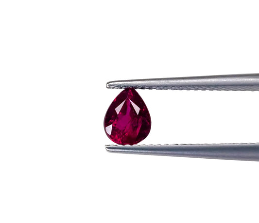 Natural Ruby Mozambique Pear 1.15 carat