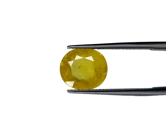 Natural Yellow Sapphire Nigeria Oval 5.85 carat