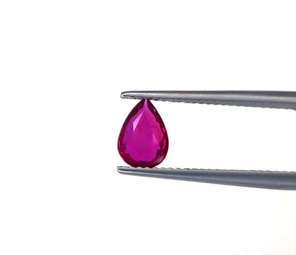 Natural Ruby Mozambique Pear 1.05 carat