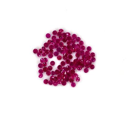 Natural Ruby  Mozambique Round 1.20 MM