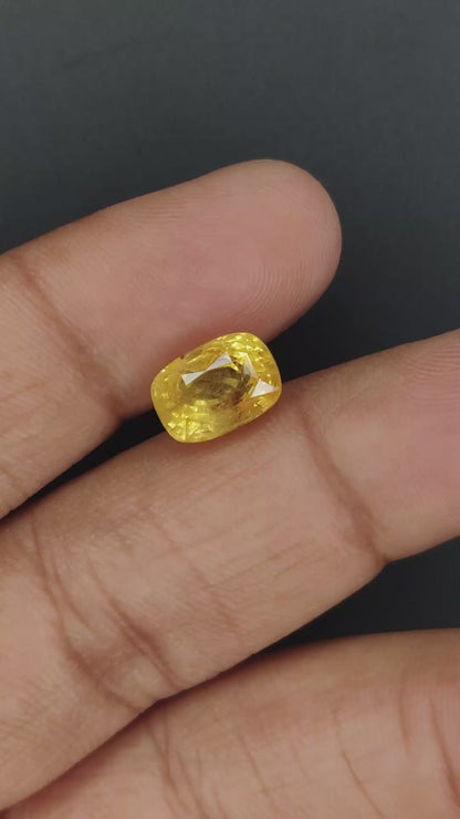 Natural Ceylon Yellow Sapphire | 6.39cts