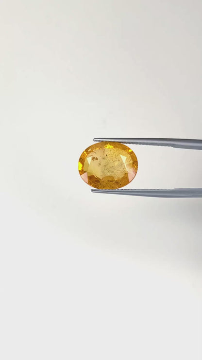 Natural Yellow Sapphire Nigeria Oval 10.00 carat