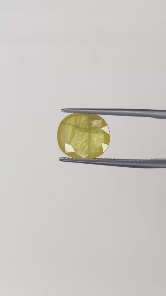 Natural Yellow Sapphire | 5.20cts
