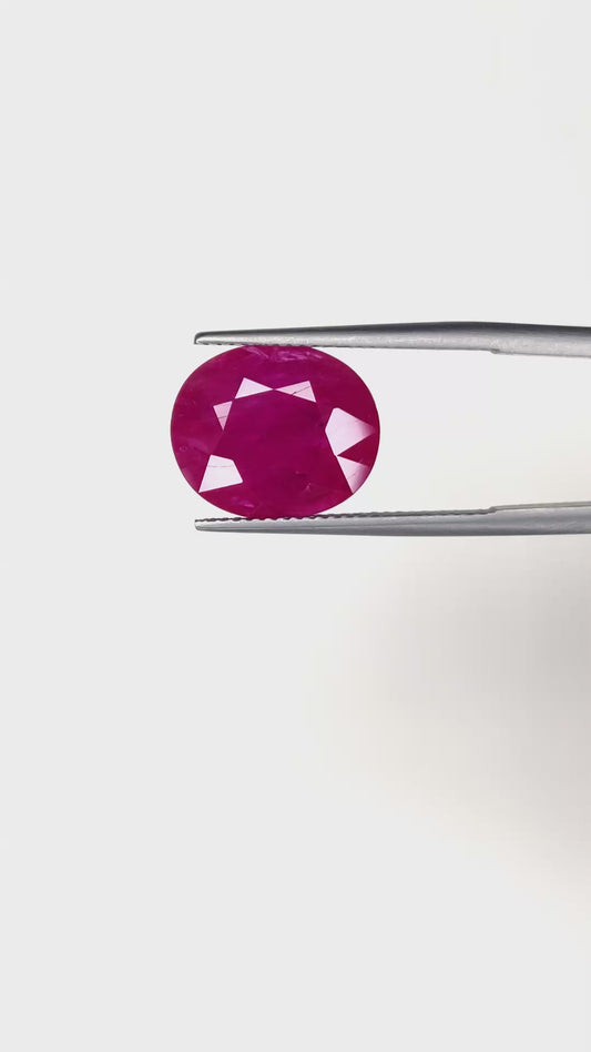 Certified Natural Ruby Gemstone | 9.72cts