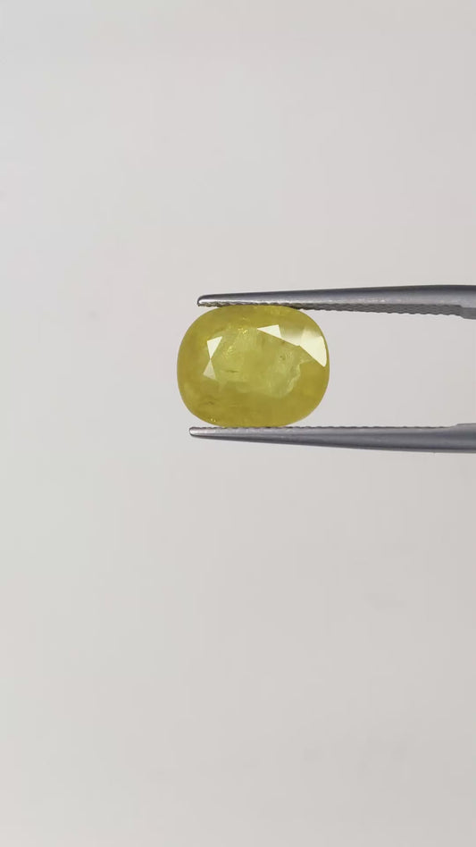 Natural Yellow Sapphire | 6.35cts