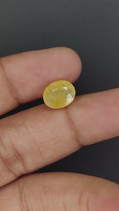Natural Yellow Sapphire | 5.90cts