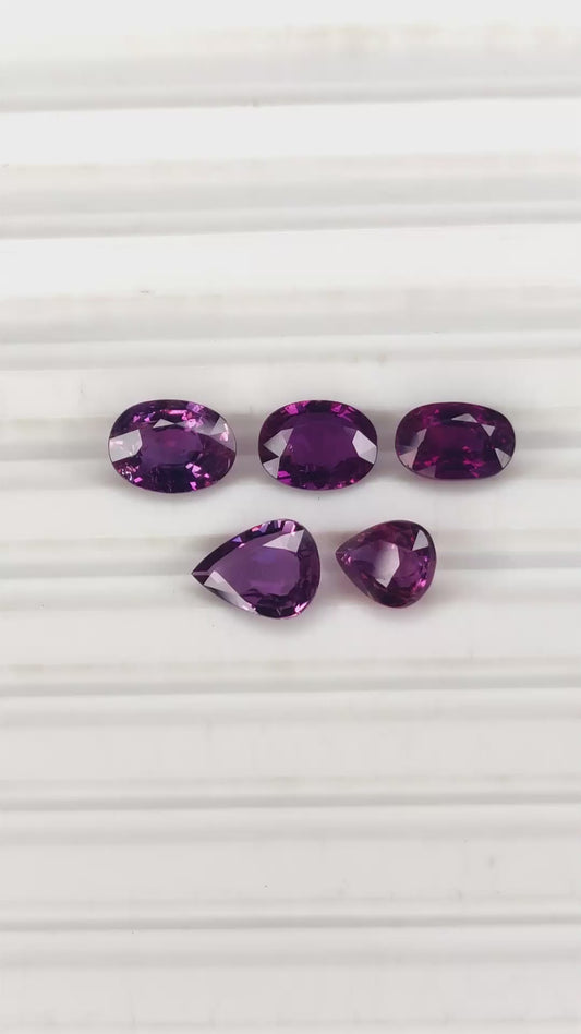 Natural Purple Sapphire Gemstone | 5.72cts