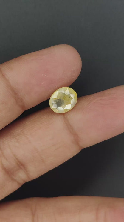 Natural Yellow Sapphire | 4.20cts