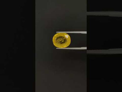 Natural Yellow Sapphire Nigeria Oval 12.04 carat