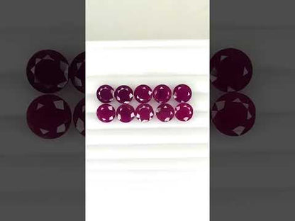 Natural Madagascar Ruby Round 8mm