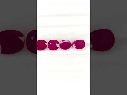 Natural Ruby Mozambique Oval/Pear 6.36 carat