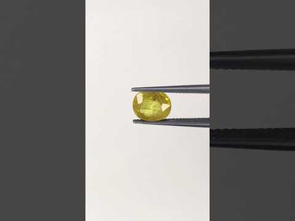 Natural Yellow Sapphire Nigeria Oval 3.88 carat