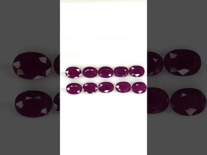 Natural Longido Ruby Oval 7x5mm
