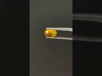 Natural Yellow Sapphire Nigeria Oval 4.10 carat