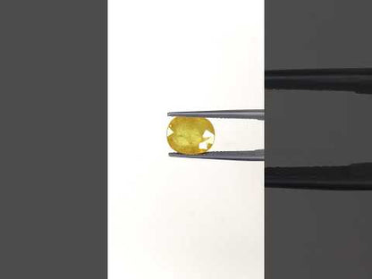 Natural Yellow Sapphire Nigeria Oval 5.69 carat