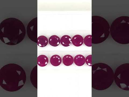 Natural Madagascar Ruby Round 9mm