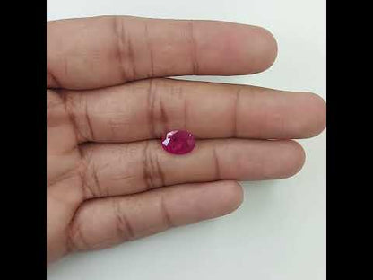 Natural Ruby Mozambique Oval 2.92 carat