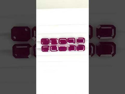 Natural Madagascar Ruby Octagon 8x6mm