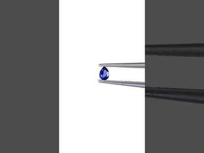 Natural Madagascar Blue Sapphire Pear 4x3mm