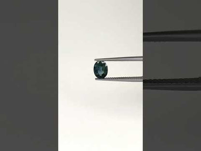 Natural Teal Sapphire Madagascar Oval 1.61 carat