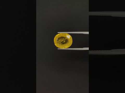 Natural Yellow Sapphire Oval Shape Loose Gemstones Best For Rings And Pendants | 12.04cts