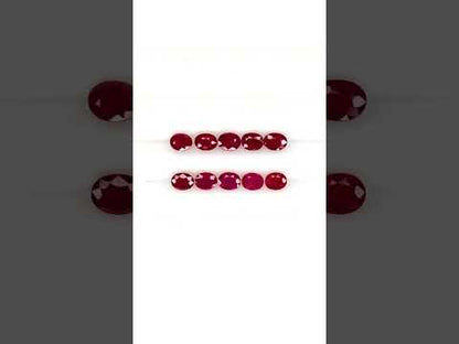 Natural Ruby Mozambique Oval 4x3 MM