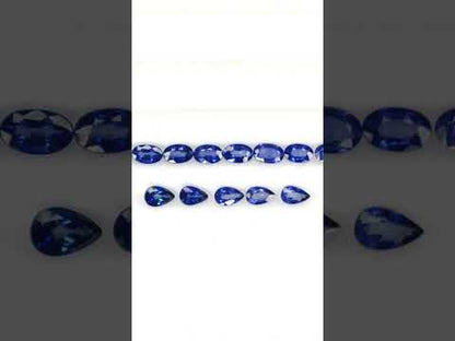 Natural Sri Lanka Blue Sapphire Oval & Pear 5x3mm