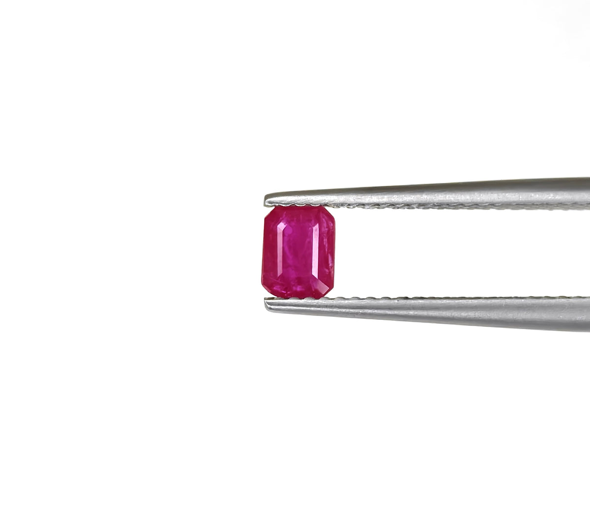 Natural Ruby Mozambique Octagon 5x4 MM