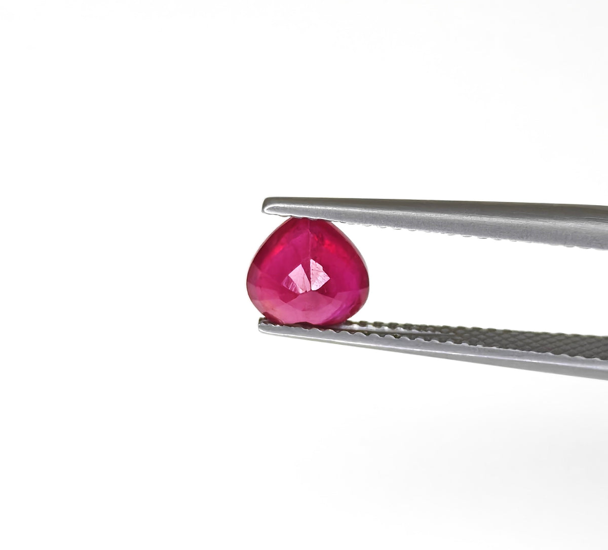 Natural Ruby Bangkok Heart 7 MM