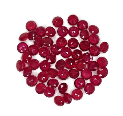 Natural Ruby Bangkok Round 7 MM