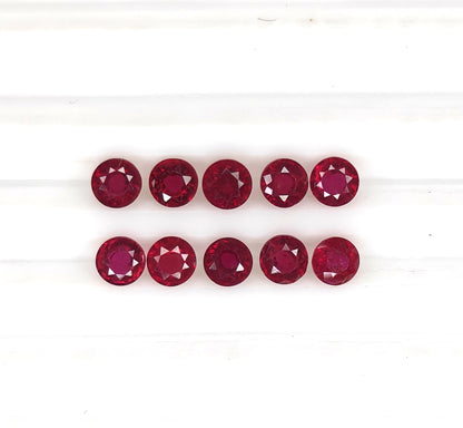 Natural Ruby Bangkok Round 4.5 MM