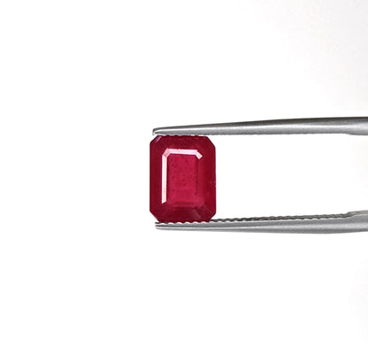 Natural Ruby Bangkok Octagon 9x7 MM