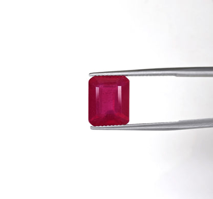 Natural Ruby Bangkok Octagon 12x10 MM