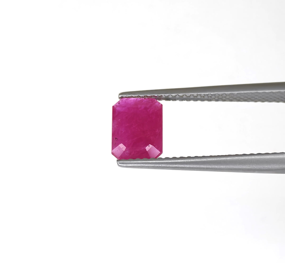 Natural Ruby Mozambique Octagon 8x6 MM