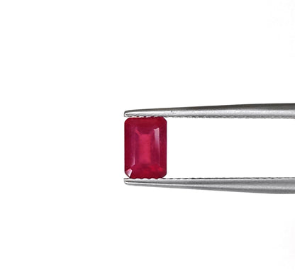 Natural Ruby Bangkok Octagon 7x5 MM