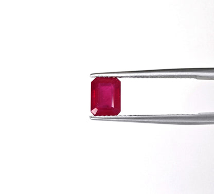Natural Ruby Bangkok Octagon 8x6 MM