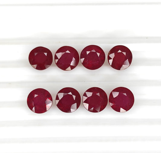 Natural Ruby Bangkok Round 9 MM
