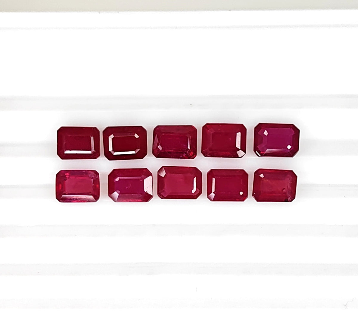 Natural Ruby Bangkok Octagon 8x6 MM