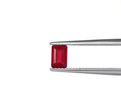 Natural Ruby Bangkok Octagon 5X4 MM